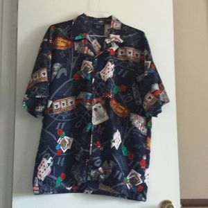 Oscar Misa Vegas Action Bowling Shirt Short Sleeve